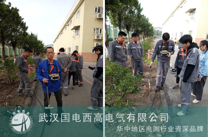 CA888亚洲城集团为广州客户调试电缆故障测试系统